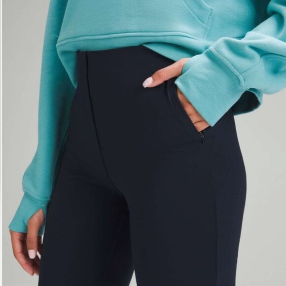 Lululemon Smooth Fit Pull-On High-Rise Cropped PantsTrue Navy - Picture 2 of 12